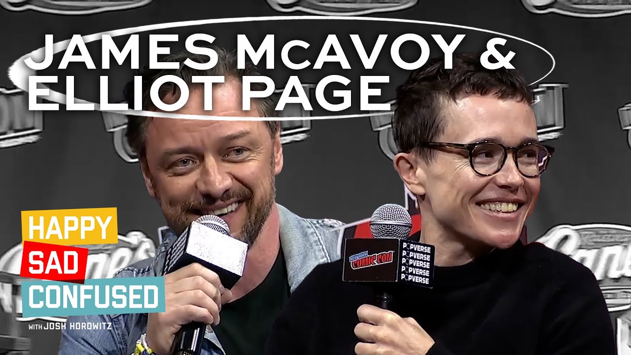 Джеймс МакЭвой и Эллиот Пейдж обсуждают «Людей Икс», «Сплит», «Нарнию», «Начало», «Одиссею»