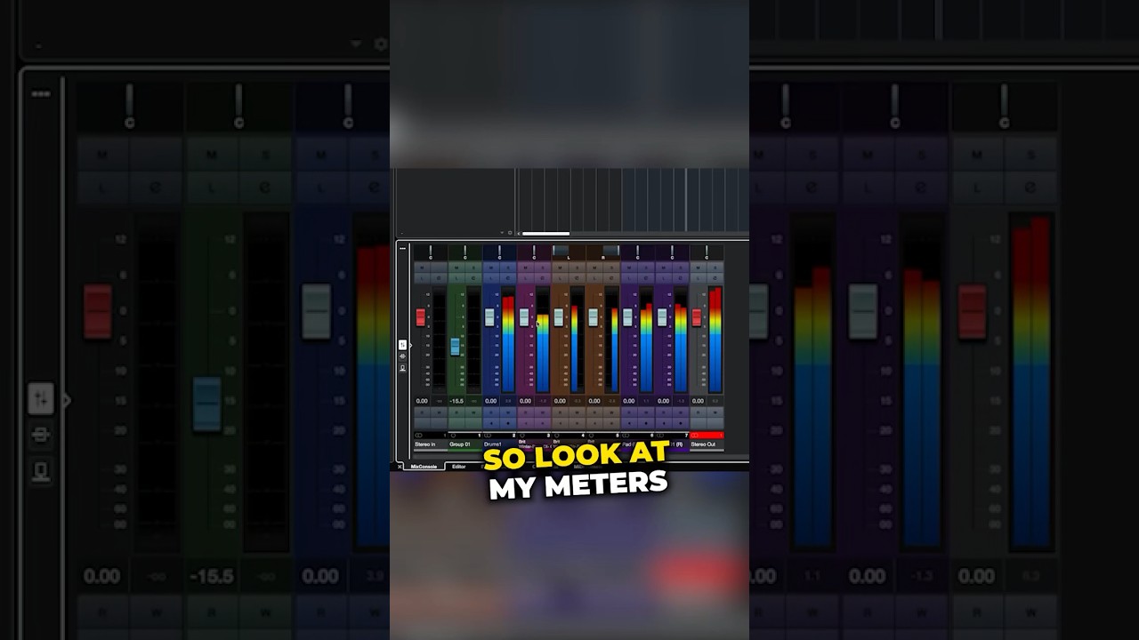 How to Color your Meters - Cubase Tutorial #shorts #cubase #cubasetutorial #mixingengineer #cubase12