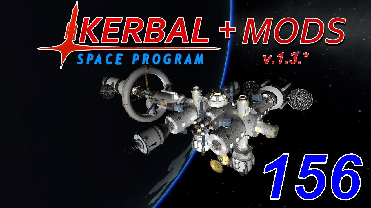 KSP 1.3 + mods. #156. Забираем Кербонавтов со станции