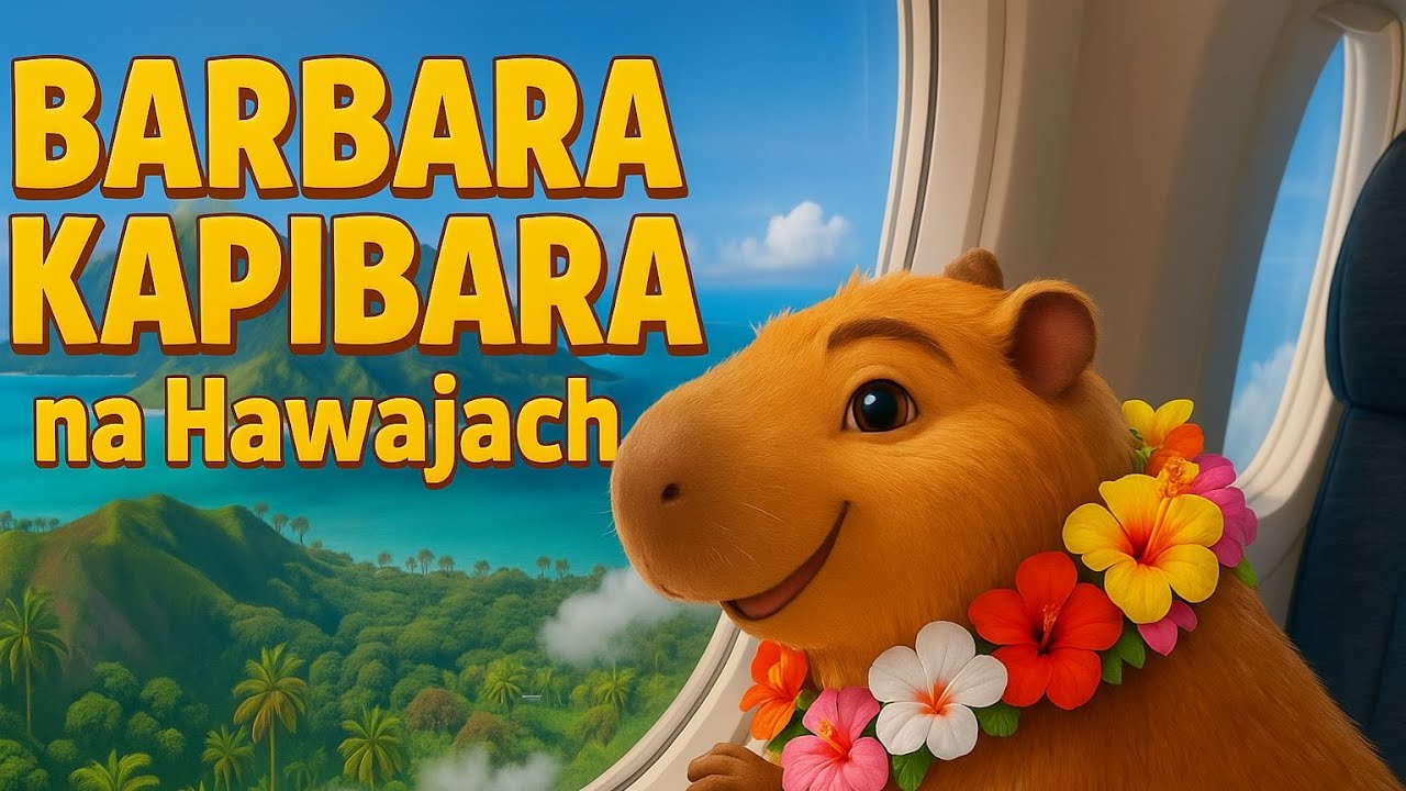 🦦🌺 BARBARA KAPIBARA | ALOHA! Wakacyjna piosenka dla dzieci • Hawaje, kokosy i hula!