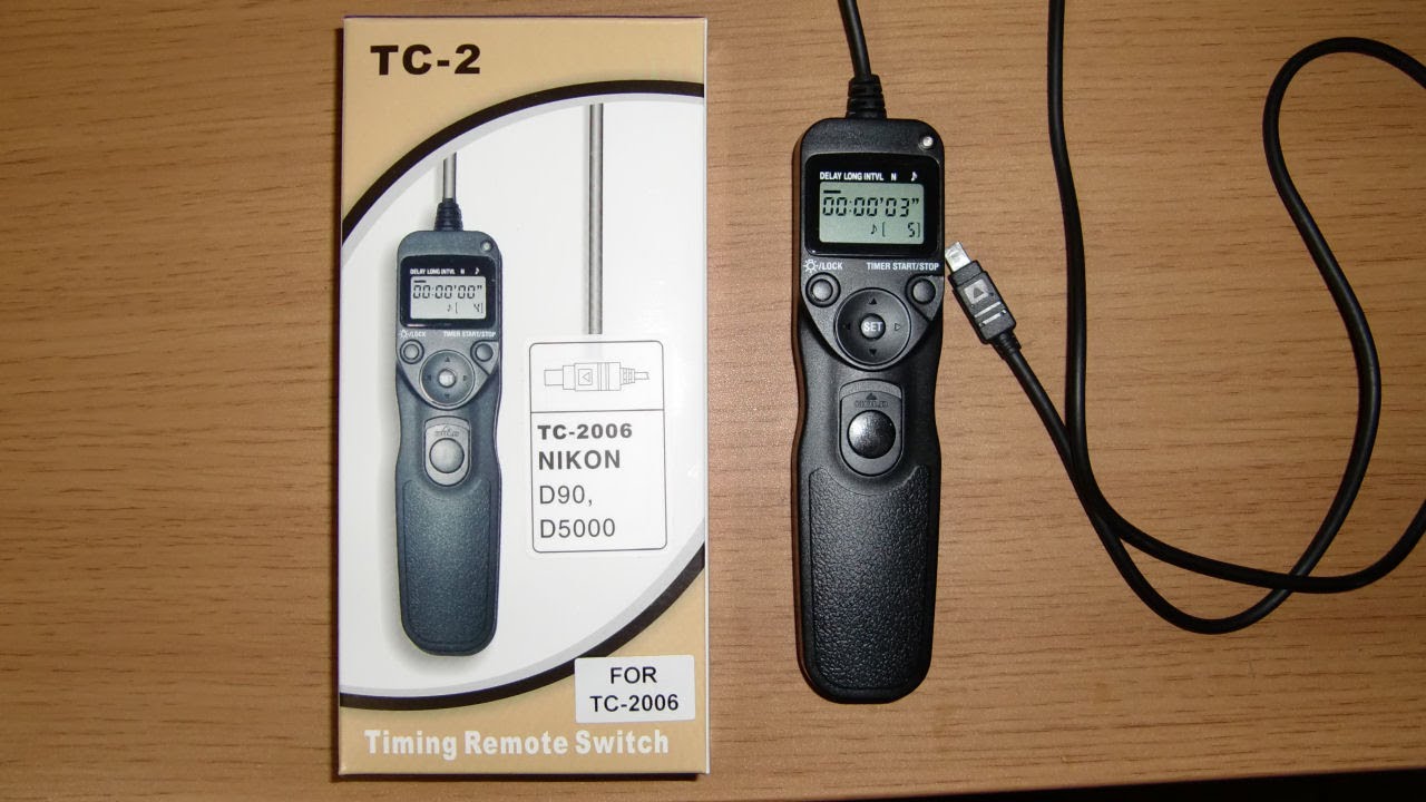 タイマー機能付き　互換シャッターリモコン 解説