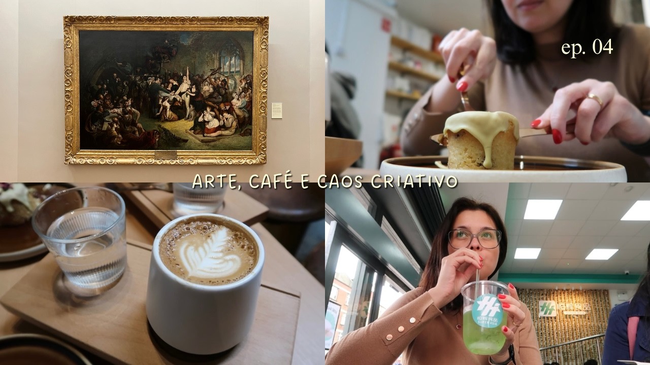 PROJETO A MULHER DA MINHA VIDA 🐝✨ Ep. 04: Semana 1 com O Caminho do Artista + date na galeria ☕🎨
