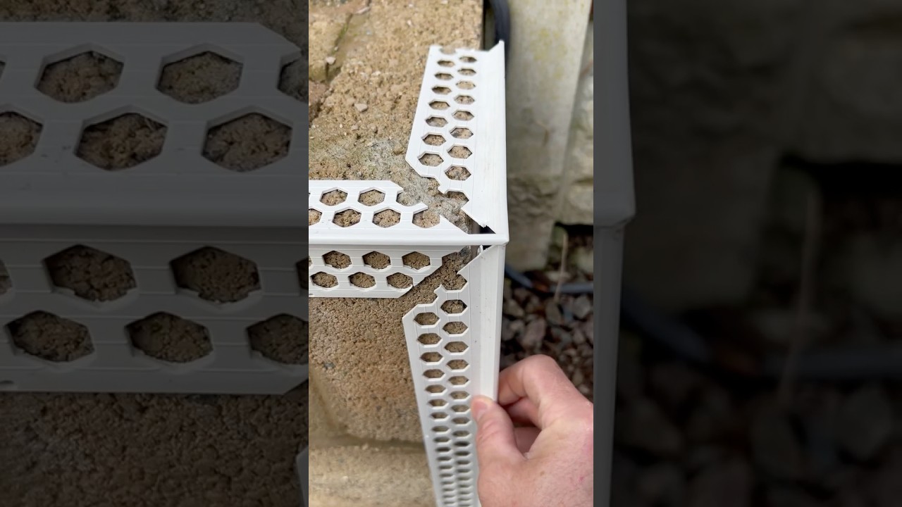 Render beads,Now these are tricky to do 👀 #diy #plastering #construction #rendering #renovation
