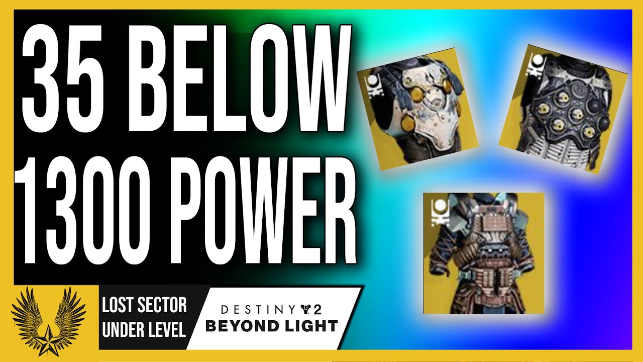 This is one of the BEST weapons for Champions: Low level lost sector clear for NEW exotics