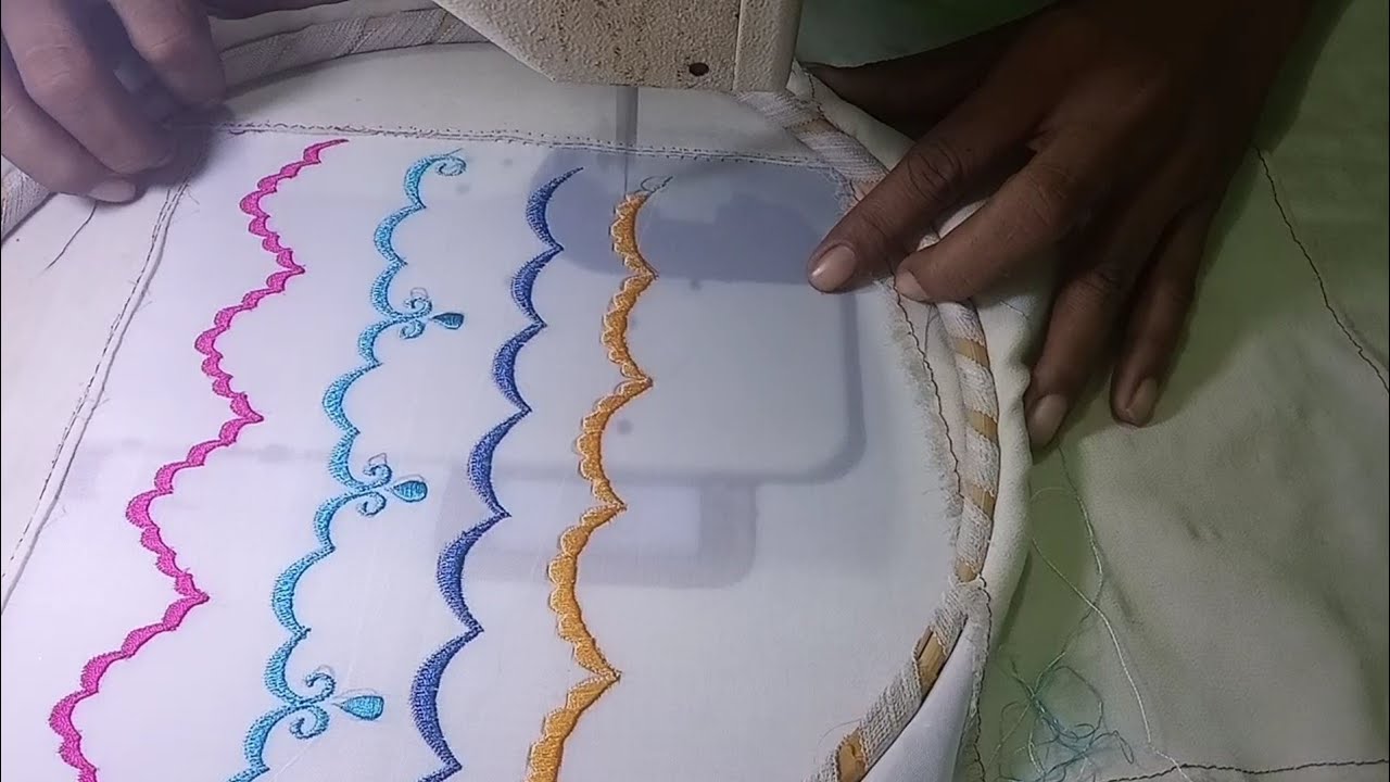 Zig zag embroidery designs