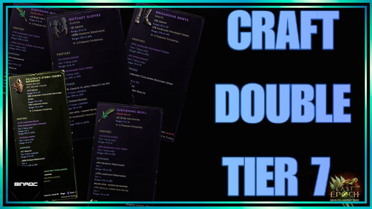 Endgame Itemization Explained - How To Imprint, Craft, And Get Double Tier 7s | Last Epoch Season 3