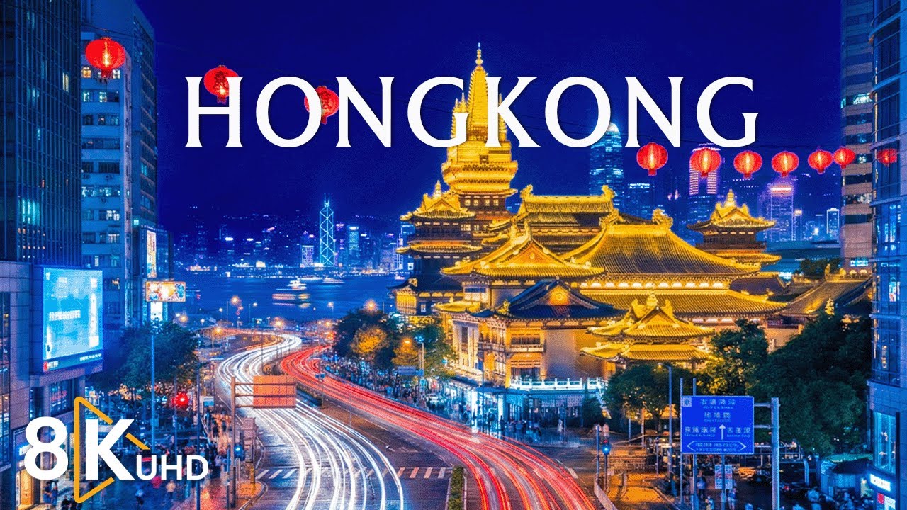Hong Kong 2026 in 8K | Futuristic Neon Megacity, Ultra-Modern Skyline & Cinematic Nightscapes