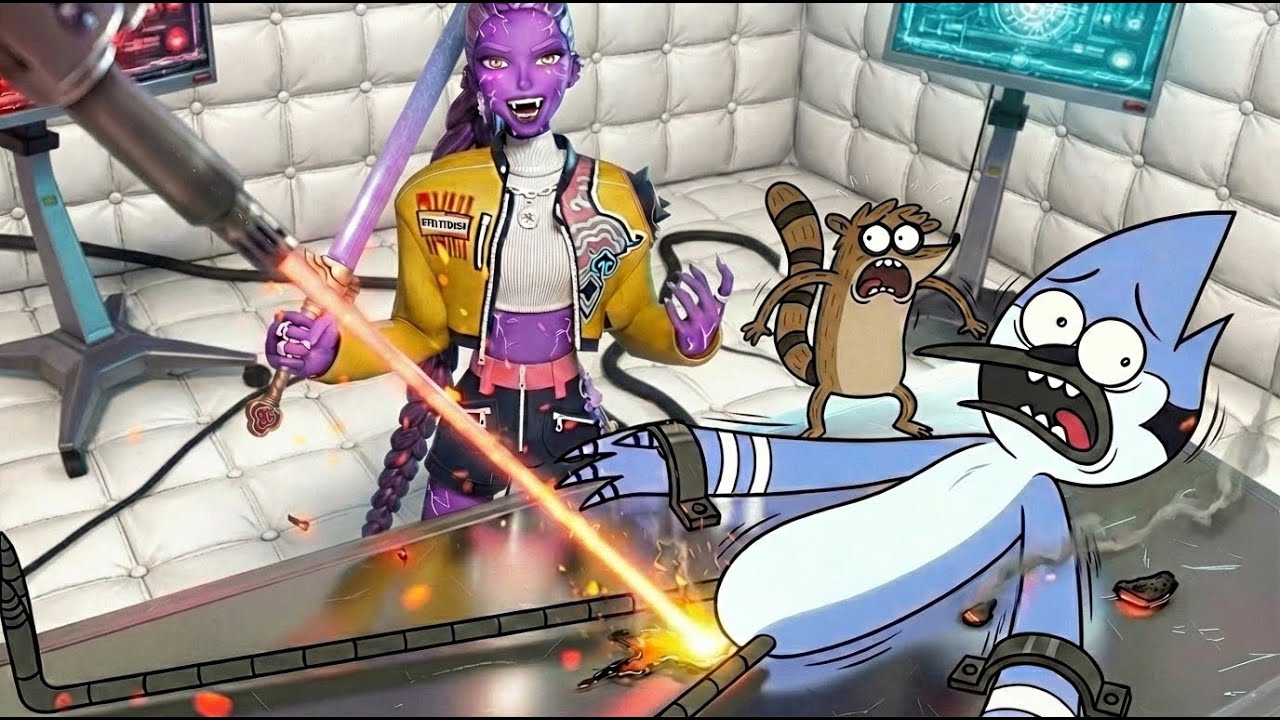 Mordecai ORIGIN STORY - Regular Show VS KPOP Demon Hunters..