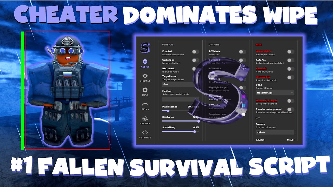 HOW A CHEATER DOMINATES WIPE DAY IN FALLEN SURVIVAL | SYNAPSE SCRIPT *UNDETECTED*