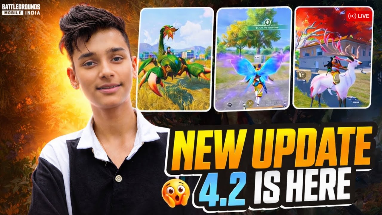 4.2 UPDATE IS HERE🤯 | #live #pubgmobile #bgmi #shorts #steam