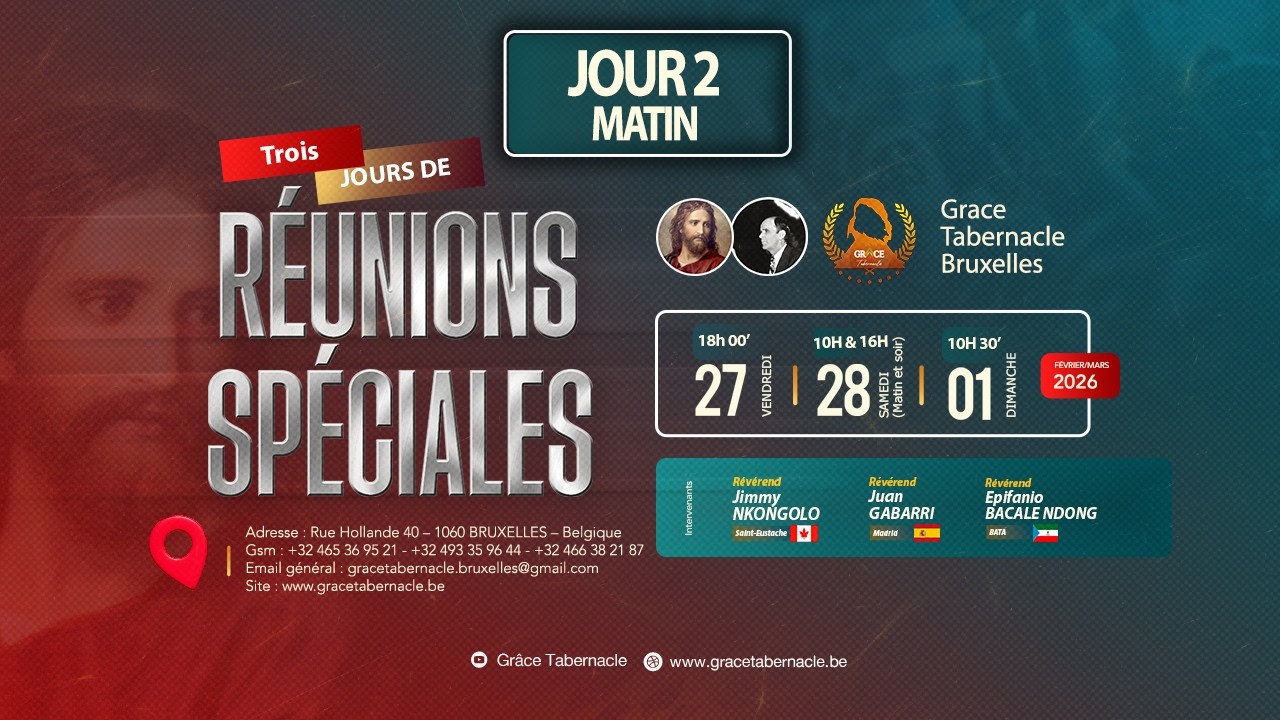 POUR UN RÉVEIL PLUS GLORIEUX - Past. Jimmy NKOGOLO- 2ème Jour: Samedi 28/02/2026