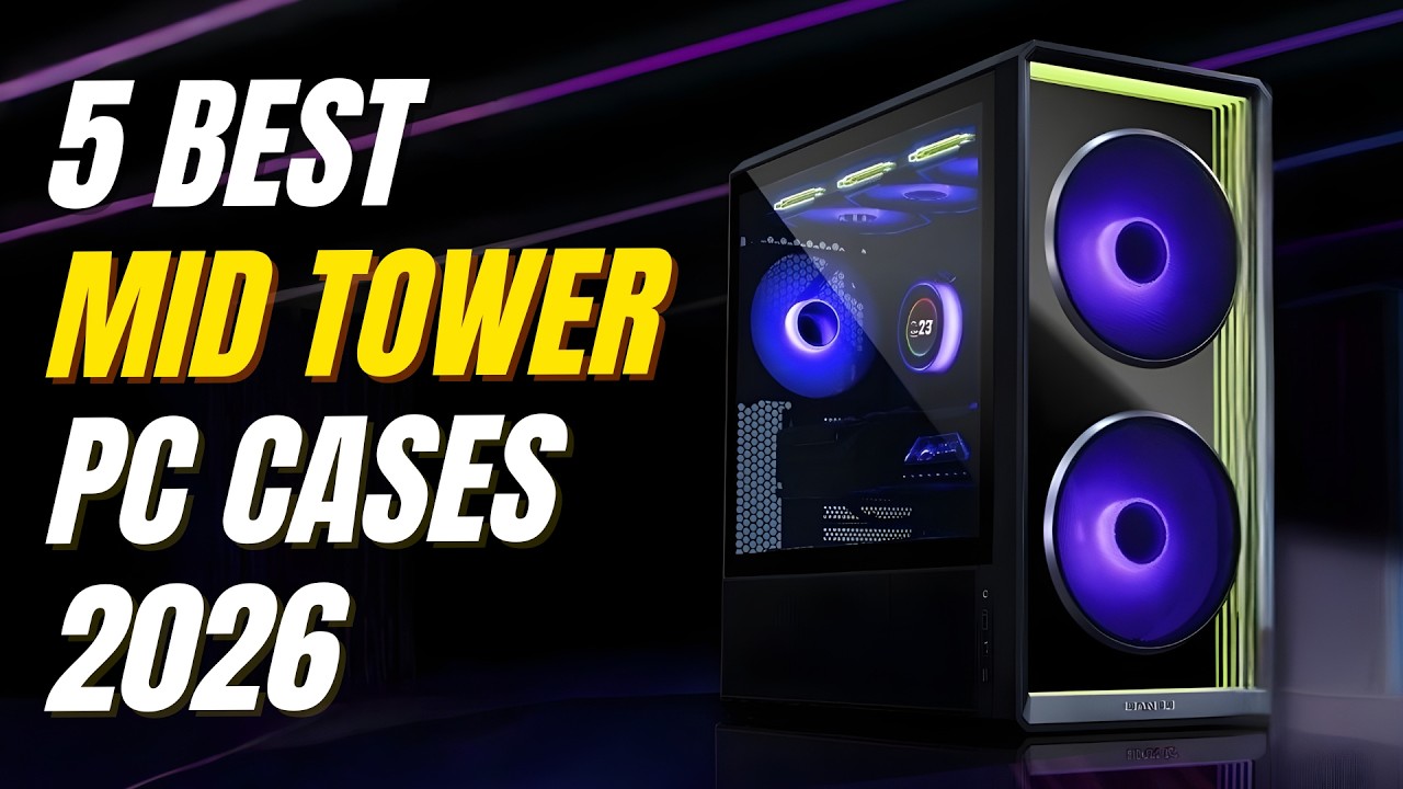 5 Best Mid Tower PC Cases 2026 | Best Mid Tower Case 2026