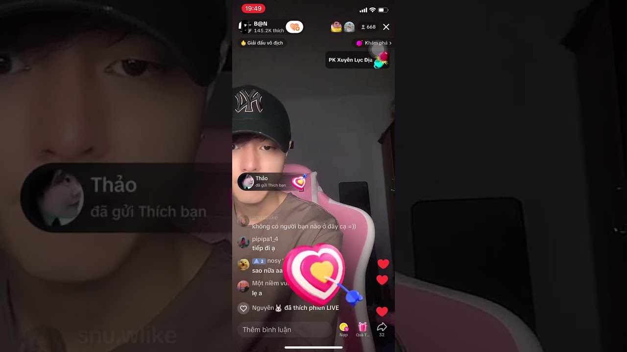 Live tiktok YoungBan Nhật Phát 29/8/2023