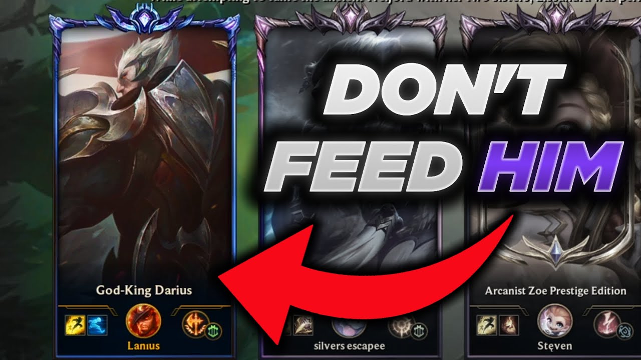 THIS is why you should NEVER FEED DARIUS - High Elo 1v9