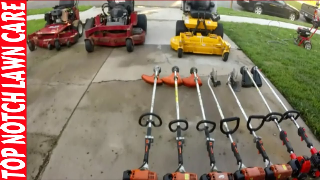 Lawn Care Equipment Setup 2016