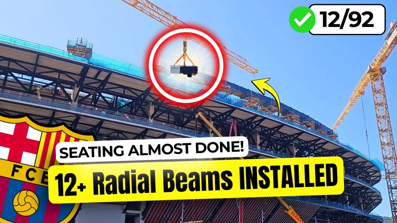 UNBELIEVABLE Progress At Camp Nou! 🔥 Compression Ring FLYING & Seating At 99% You NEED To See This!