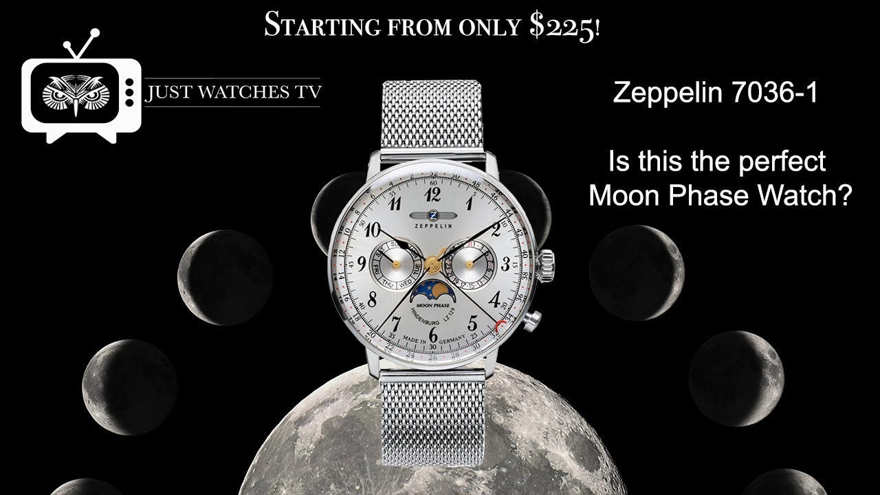 Zeppelin Hindenburg LZ129 Moon Phase: Lunar Seduction in a Timepiece for only $225!!!!