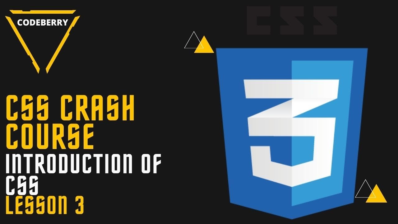 Introduction of CSS | Lesson 1 | CODEBERRY