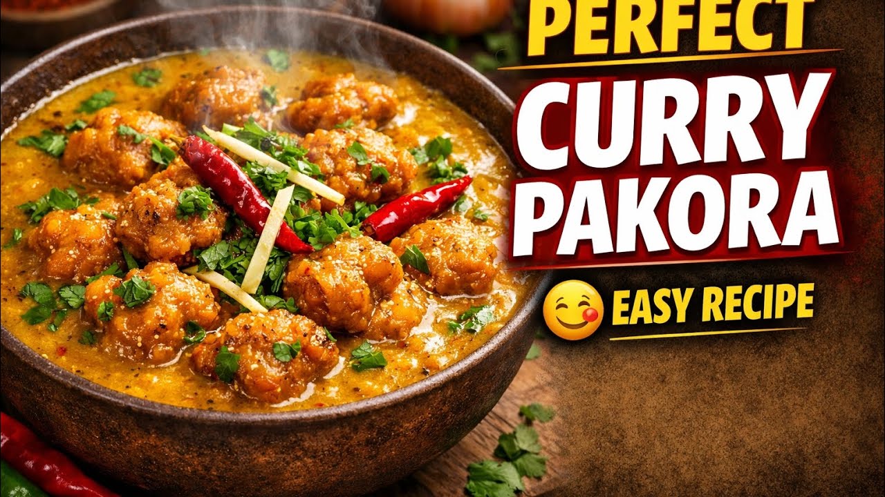 Desi Curry Pakora Recipe/Easy Homemade Curry Pakora/Full Recipe #InsideKitchenWithAnosha