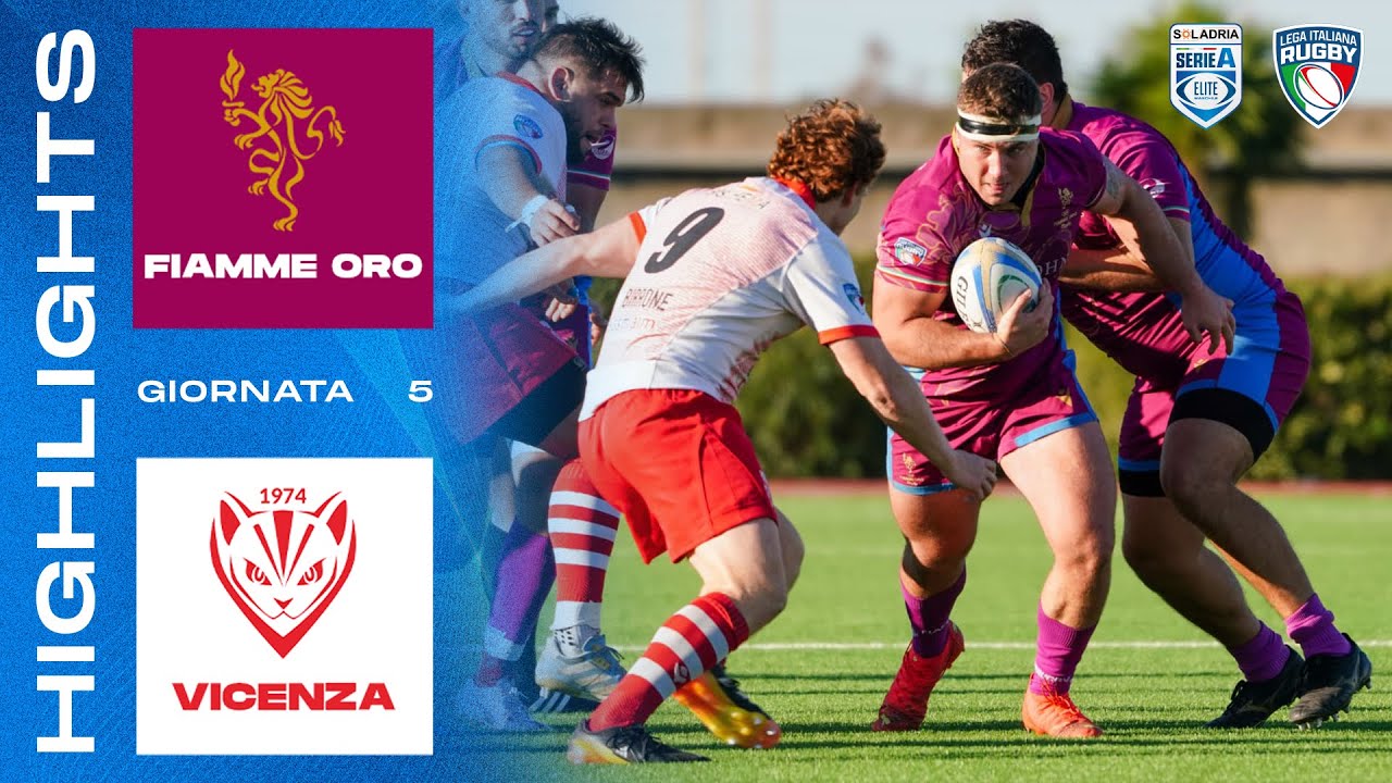 FIAMME ORO - VICENZA | Giornata 5 | SOLADRIA Serie A Elite | Highlights