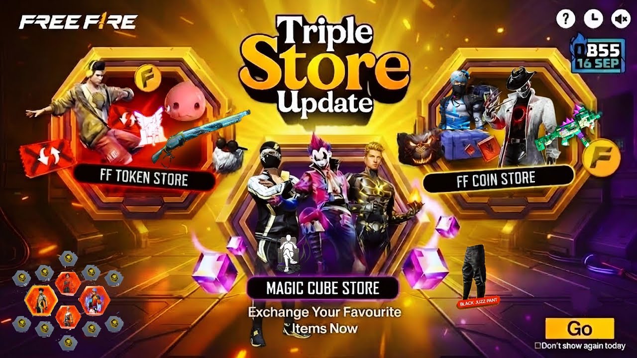 Next Magic Cube Store Update💥🤯 OB55 Triple Store Update | All Evo Bundle Ump | Free Fire New Event 