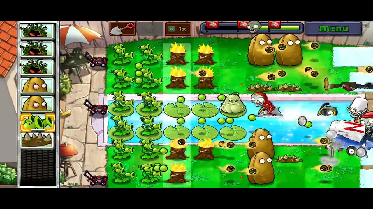PVZ Fusion 2.3 Challenge!! 1 New Plants Fusion VS 9999 Giga Rugby-nut Zombie #95