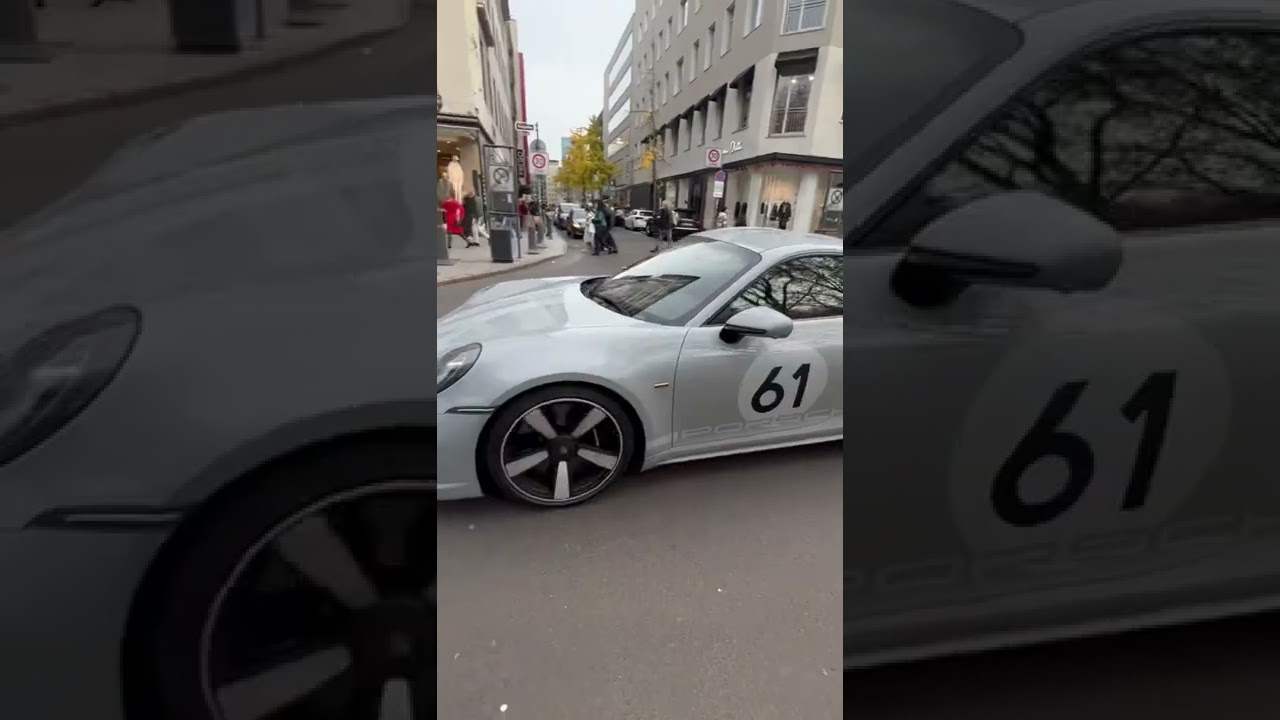 Porsche 992 Sport Classic Drive By