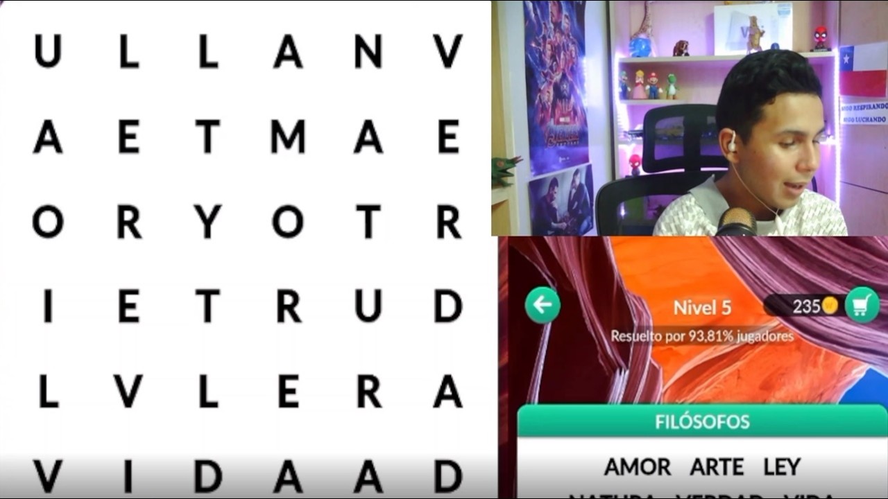 JUGANDO SOPA DE LETRAS
