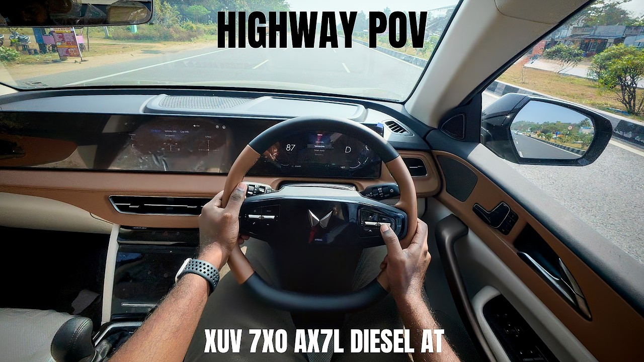 Highway Run POV Drive | XUV 7XO AX7L DIESEL AUTOMATIC