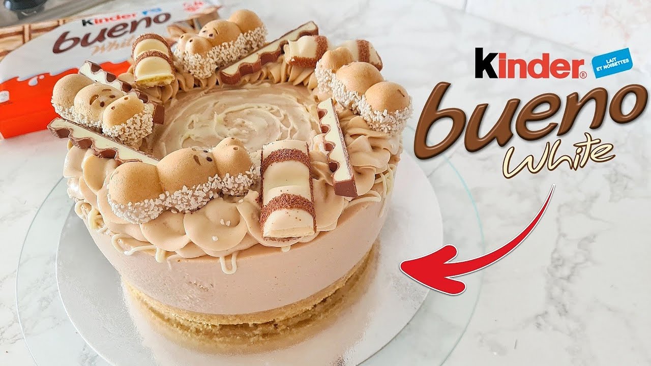 كندر بوينو تشيز كيك 🍰 ، بدون جيلاتين أو فرن Kinder Bueno Cheesecake