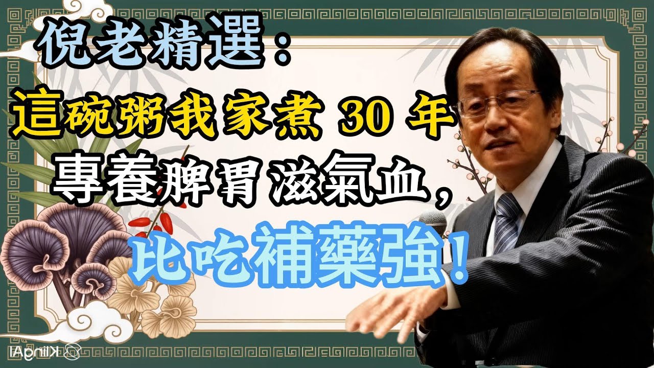 倪海廈：這碗粥我家煮 30 年｜專養脾胃滋養氣血勝吃補藥#中醫#養生#健康