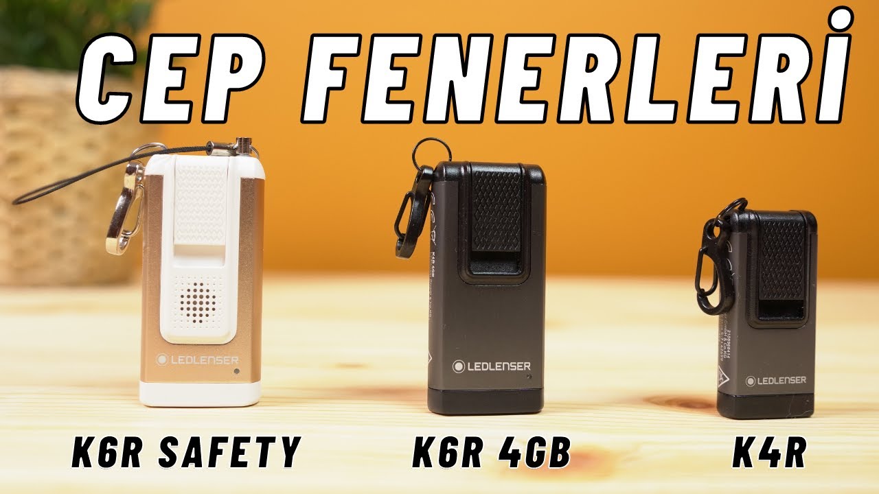 LEDLENSER MARKA CEP HERKÜLLERİ ( FENERLERİ) K4R - K6R 4GB - K6R SAFETY