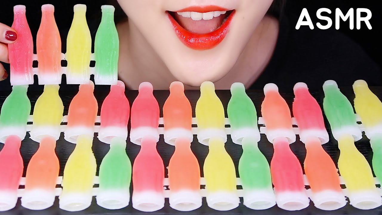 FROZEN WAX CANDY ASMR WAX BOTTLE CANDY ASMR NIK L NIP WAX BOTTLES ASMR