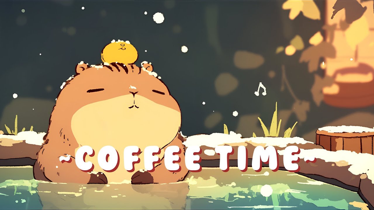 [60 Minutes] Capybara Beats Radio - Relaxing Music for Work/Study ~ Peaceful Flow ~ 🦫 📝 | High Qu...