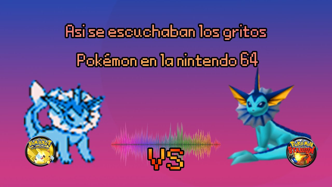 Comparacion de gritos Pokémon Rojo & Azul vs. Pokémon Stadium | PKMN RBY cries vs PKMN Stadium