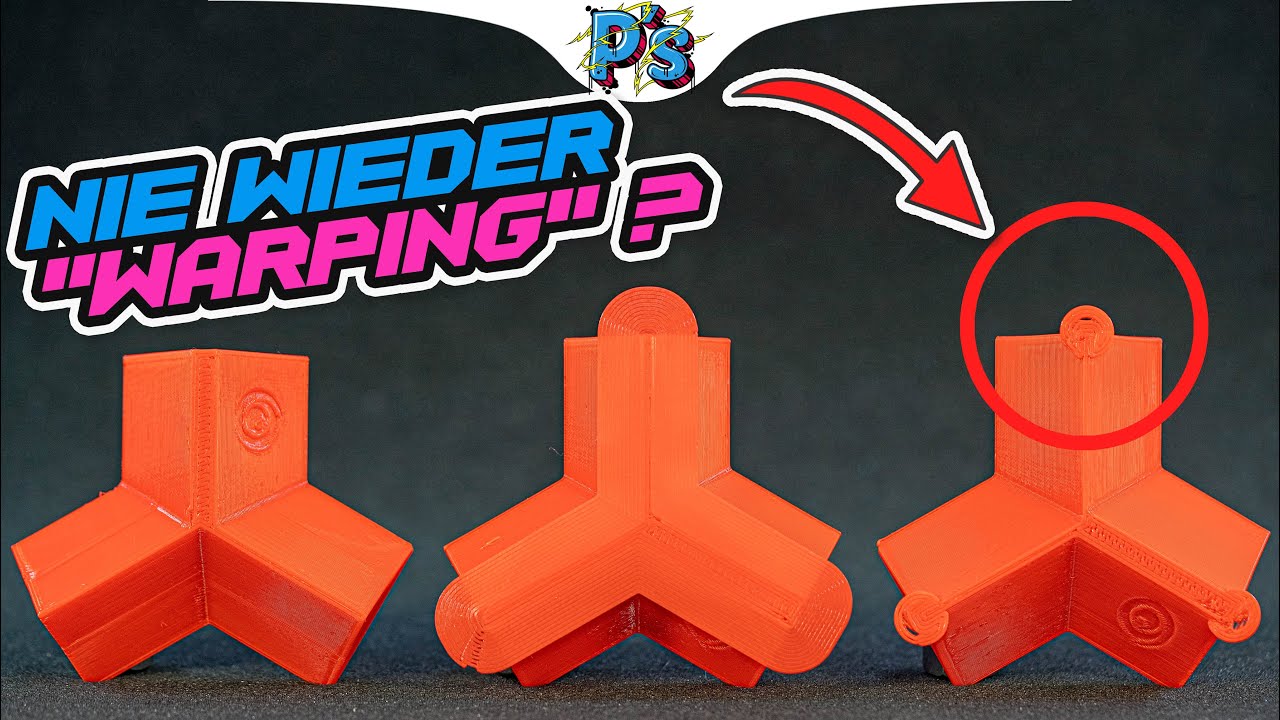 SO verhinderst du WARPING und viel NACHARBEIT [3D DRUCK - CURA TUTORIAL 🇩🇪]