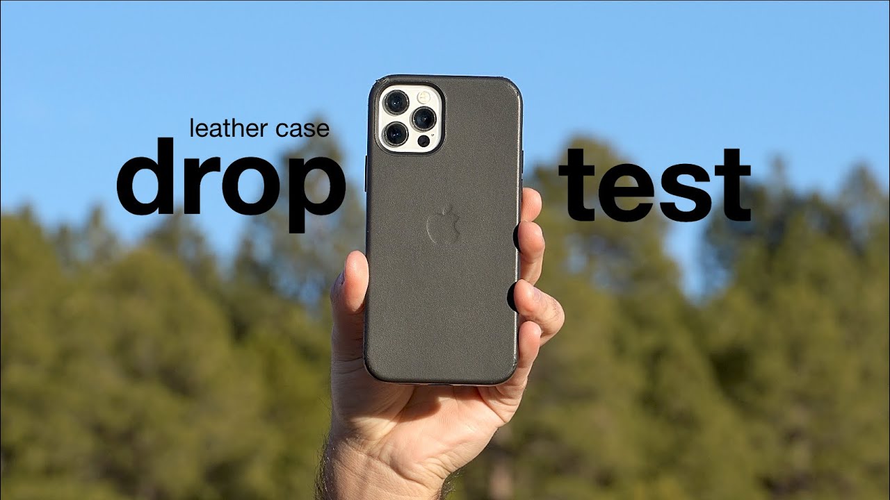 Apple iPhone 12 Pro Leather Case - Drop Test!