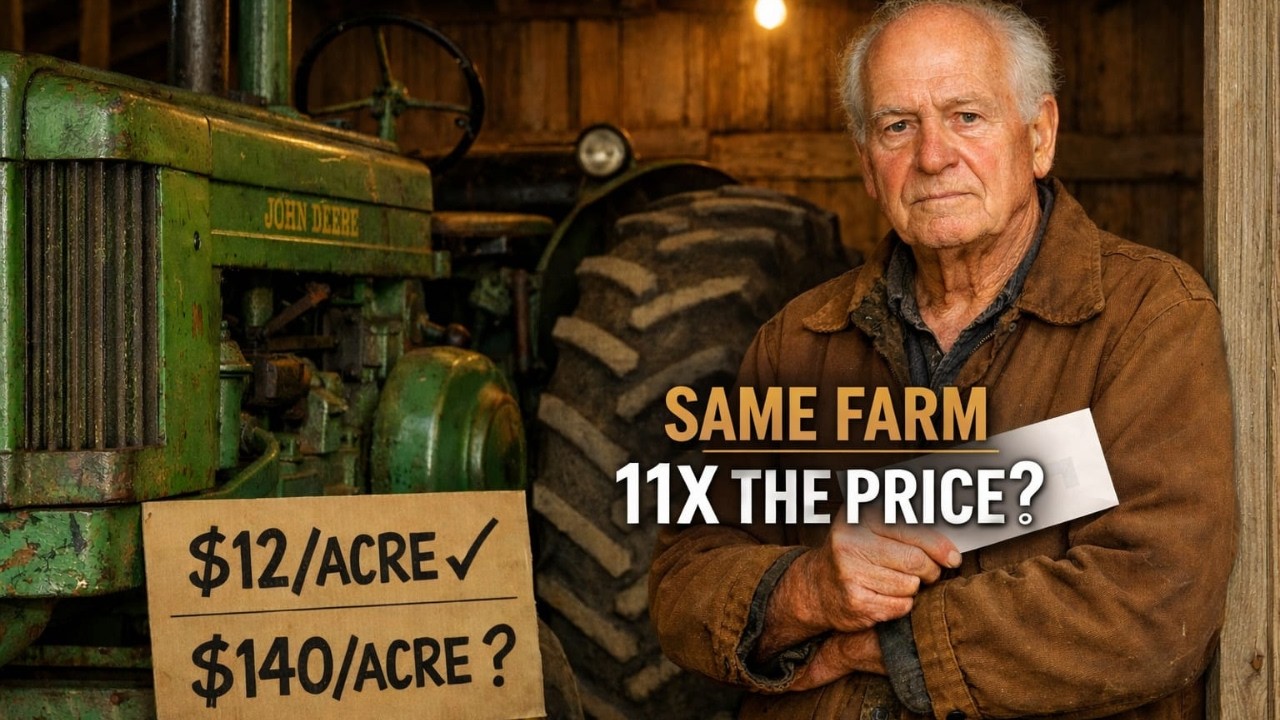 Your Grandfather Paid $12 an Acre to Insure His Farm.You Pay $140. Same Risk.