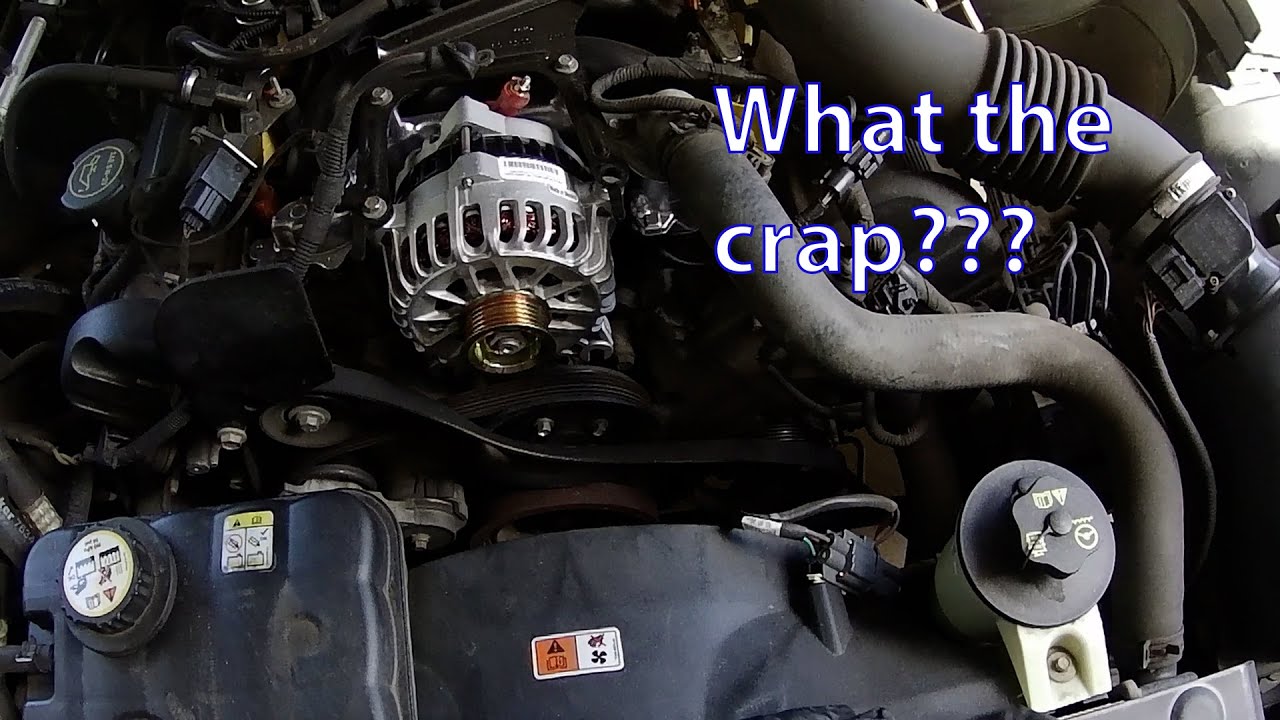 Crown Victoria alternator replacement (what the other videos don't show)