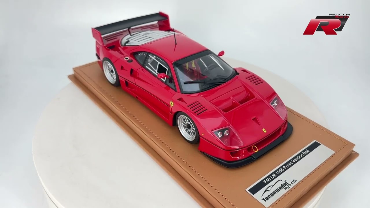 Ferrari F40 LM red Technomodel 4k