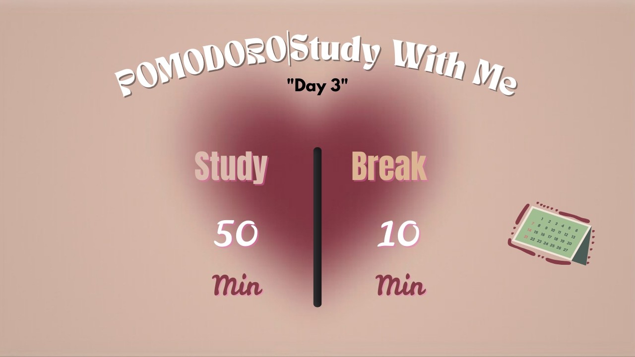 Day 3: 3 Hours Ultimate Study With Me 🕯️ | Pomodoro 50/10 | February Challenge