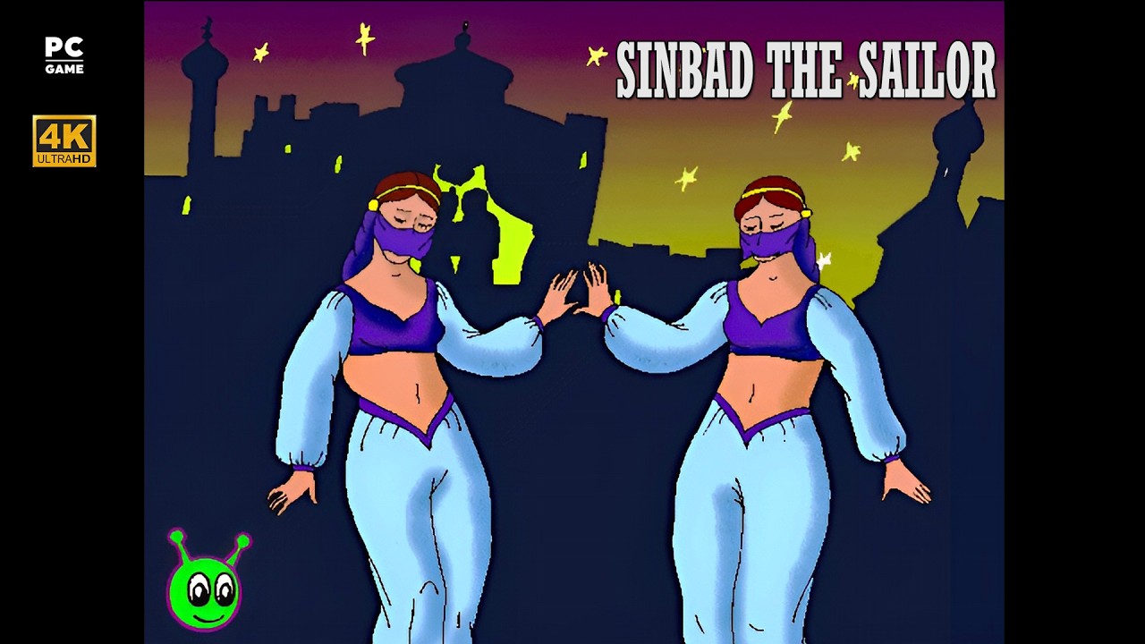 Tiffy&rsquo;s Magical Tales: Sinbad the Sailor (1999) Interactive Story Book 4K