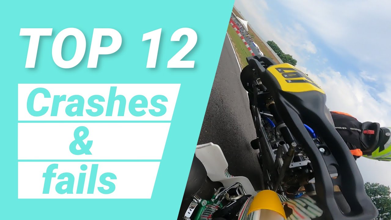 Kart CRASHES & FAILS compilation - my TOP 12