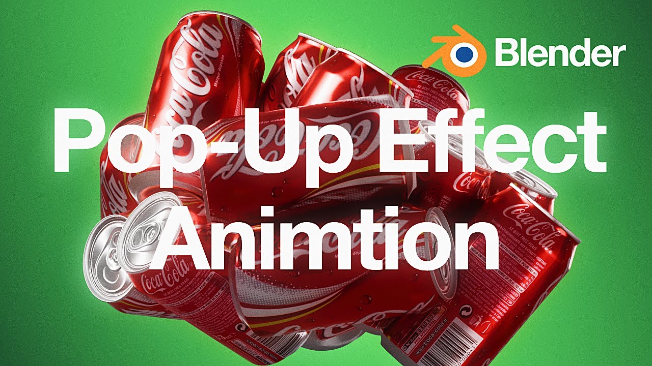 Pop-Up Effect Animation in Blender (Tutorial)