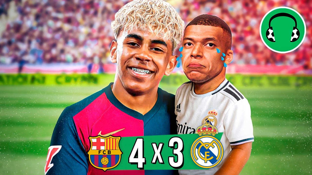 ♫ 4x3 - BARÇA É O PAI DO REAL??? MAIS UM SHOW DE RAPHINHA E YAMAL! | Paródia Vai Lá Em Casa Hoje