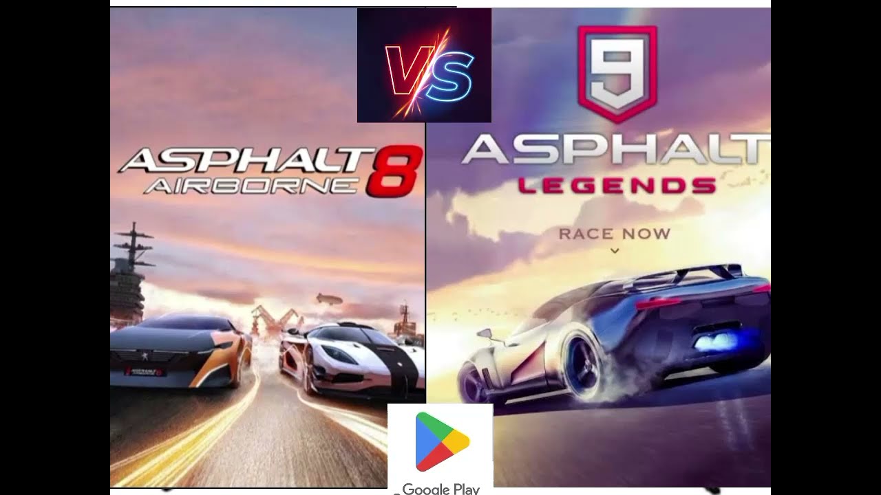 Asphalt 9 VS Asphalt 8. Cual es mejor. valen la pena? 2024