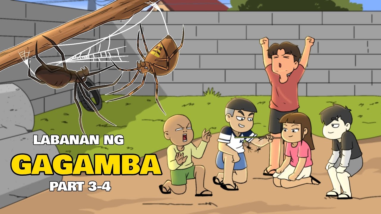 GAGAMBA: labanan ng GAGAMBA (derby) part3-4 | pinoy animation | batang 90's