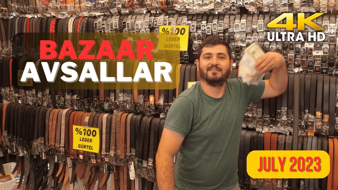 4K 🇹🇷 Alanya/Avsallar. ❷ Bazaar on Wednesday. 05.07