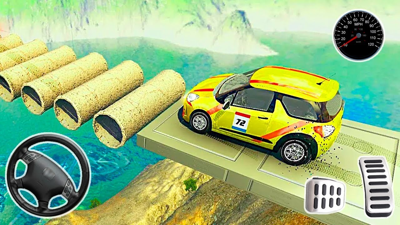 Impossible Ramp Car Driving & Impossible Car Stunts - Android Gameplay