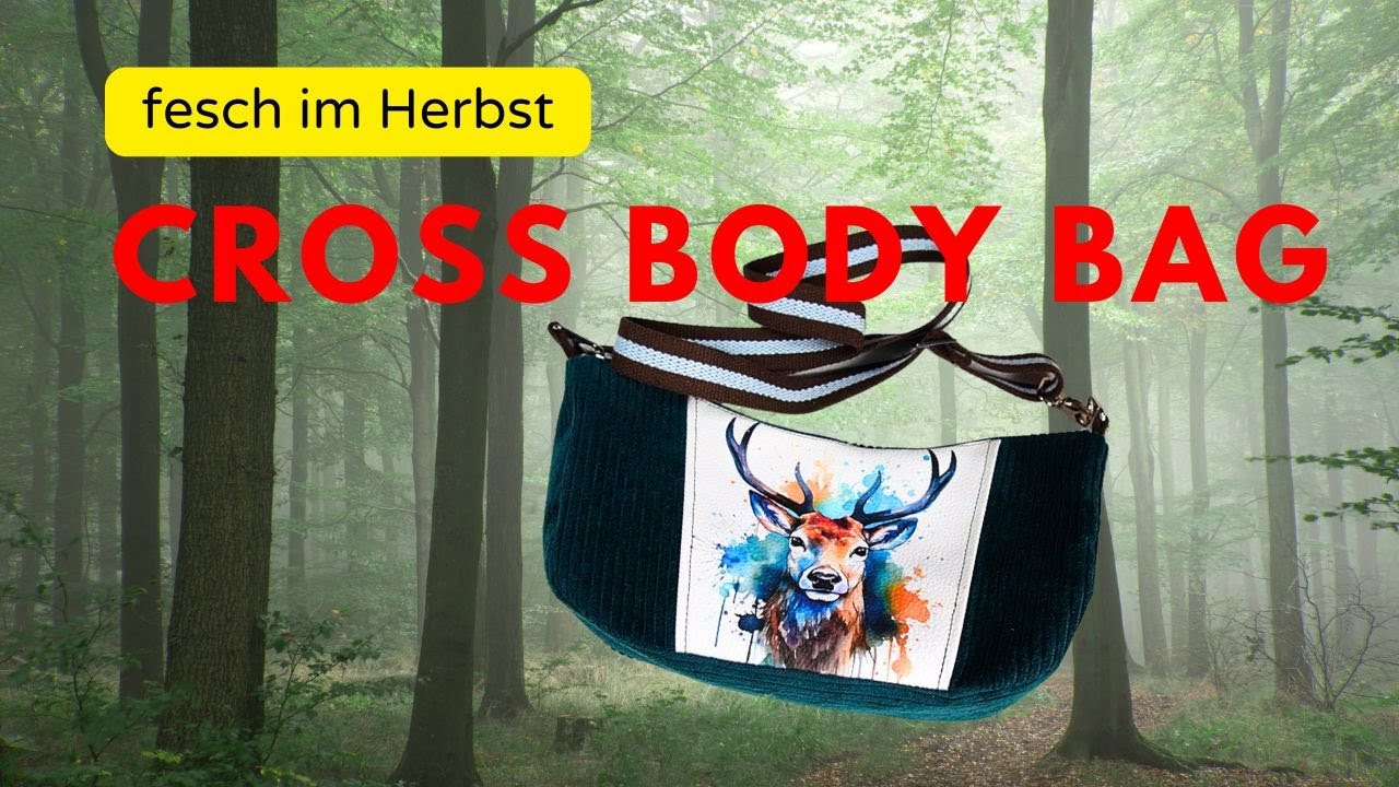 Crossbody Bag mit Kunstleder